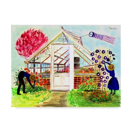 Trademark Fine Art Cheryl Bartley 'Greenhouse Gardeners' Canvas Art, 24x32 ALI41117-C2432GG